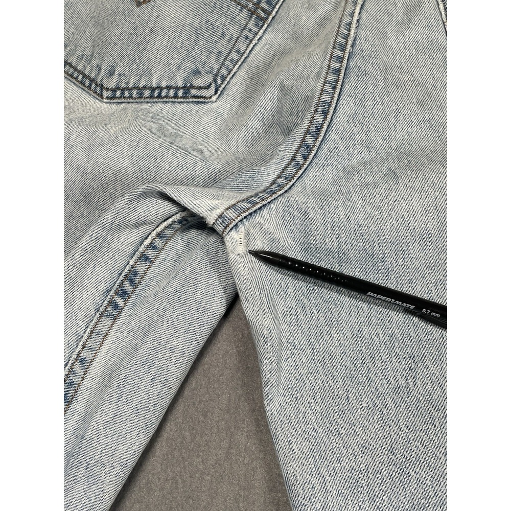 Vintage Levis Jeans Mens 38x34 (36x34) Blue 545 Loose Straight Orange Tab 90s - Picture 9 of 10